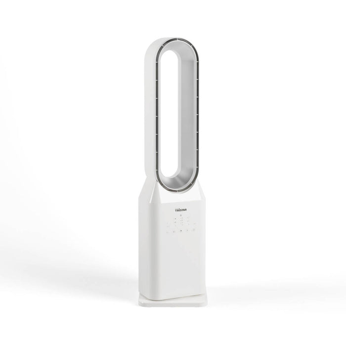 Bladeless Tower Fan White LED Remote Controlled Timer Multifunctional (H)90cm - Image 3