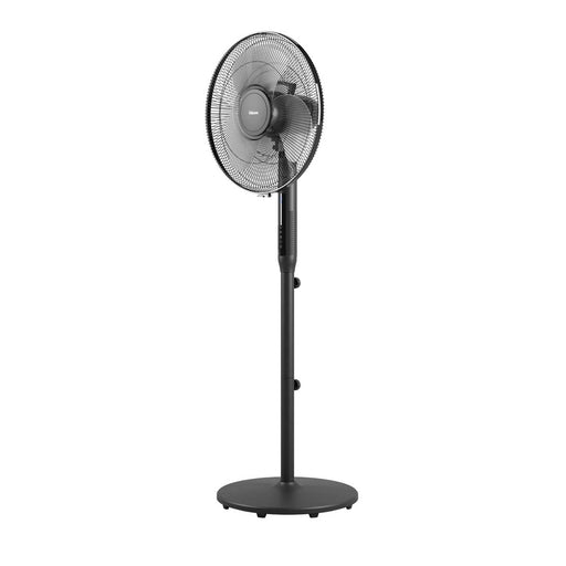 Tristar Pedestal Fan 16" Black Portable Adjustable Timer Modern Cooler (H)135cm - Image 1