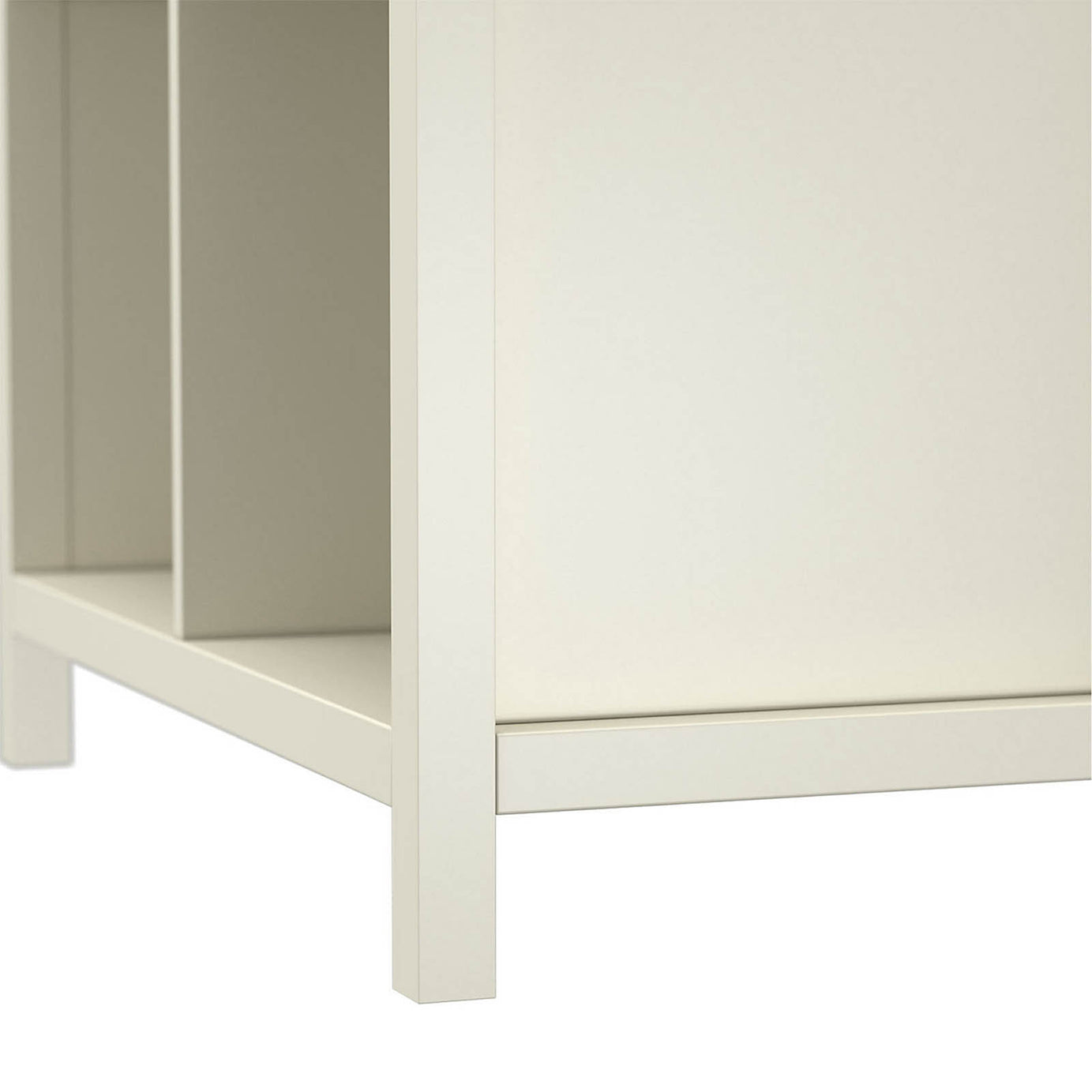 Oak Effect Cube Shelving Unit 4 Shelf Freestanding Storage Unit - Image 3