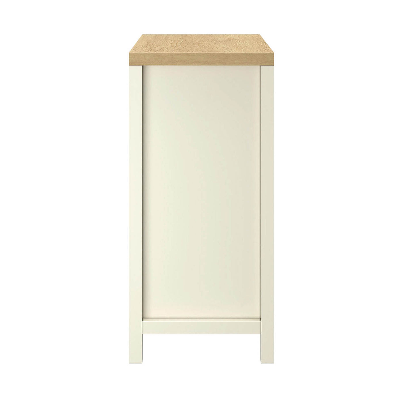 Oak Effect Cube Shelving Unit 4 Shelf Freestanding Storage Unit - Image 4