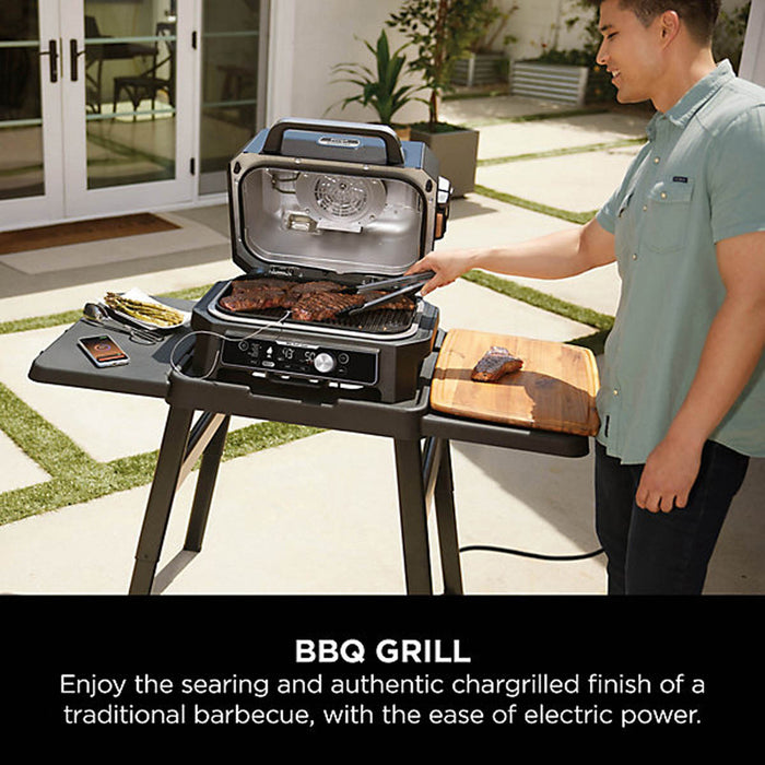 Ninja Woodfire BBQ Grill And Smoker Electric OG901UK Outdoor Garden Patio 1.7kW - Image 2