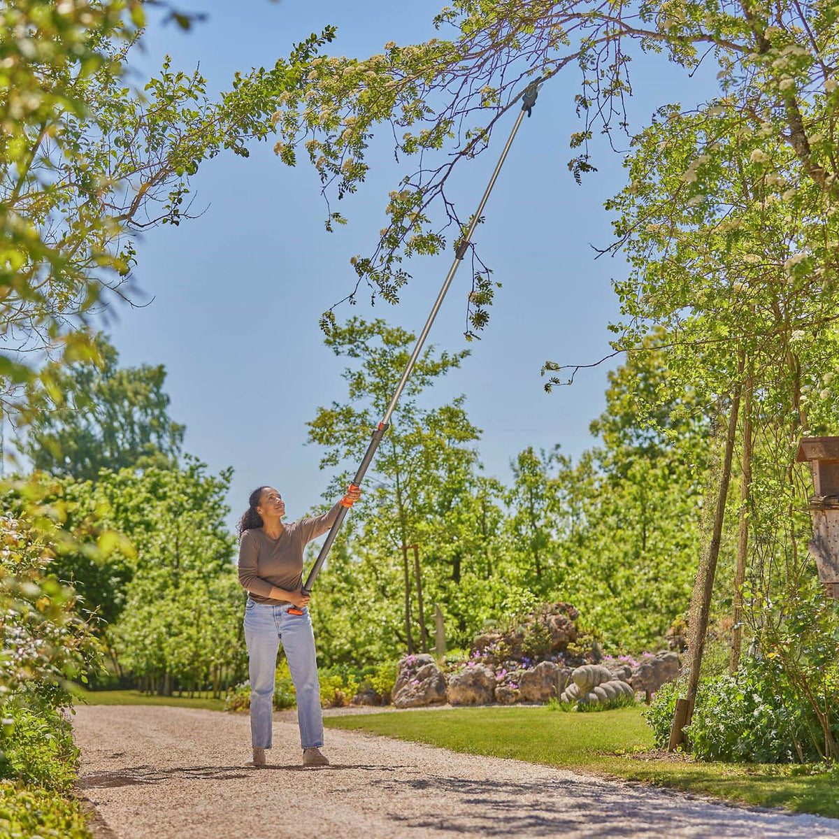 Gardena Garden Bypass Loppers 172cm Tree Branch Pruner Telescopic Cutter - Image 2