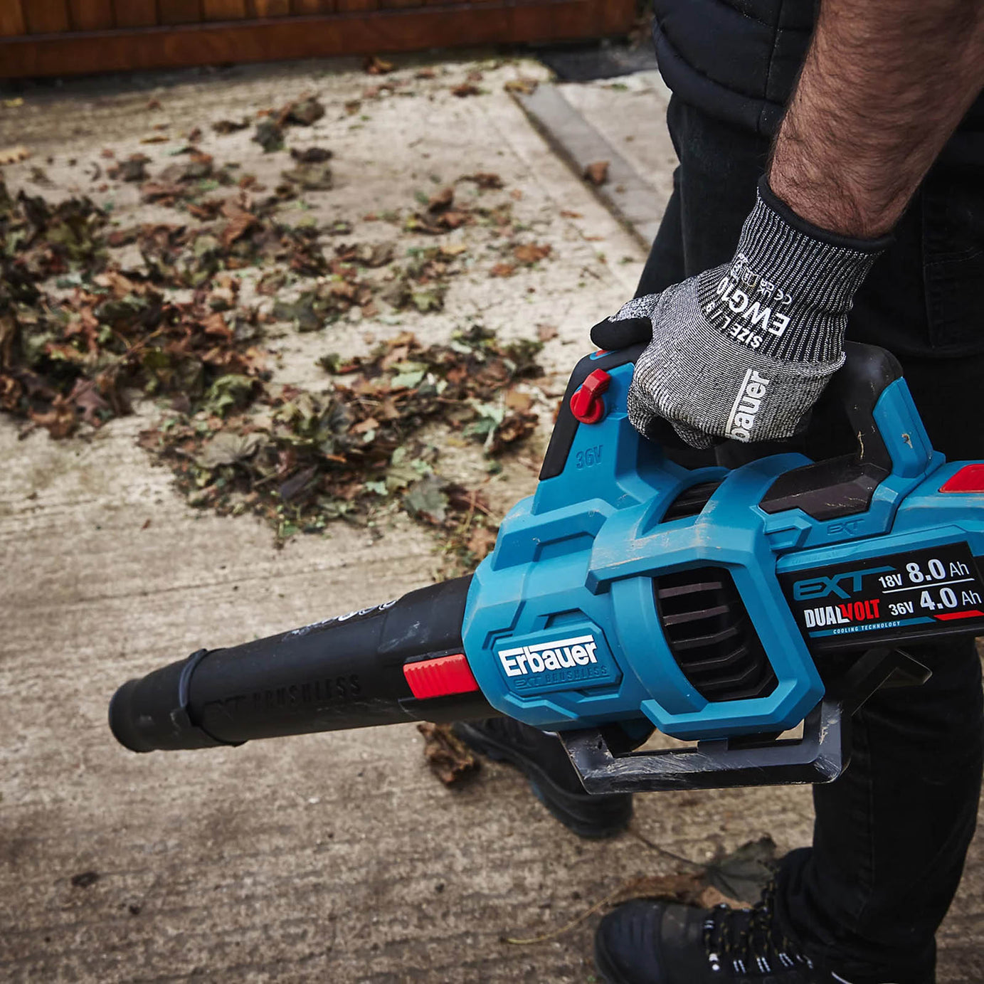 Erbauer Brushless Cordless Blower 36V EXT Bare Tool ERT1028GBL - Image 4