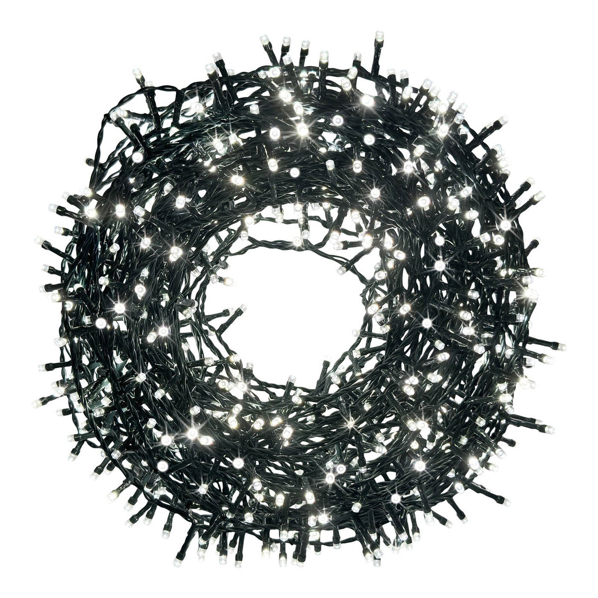 889 LED Christmas String Lights 720 Ice White Timer Indoor  Decoration - Image 1