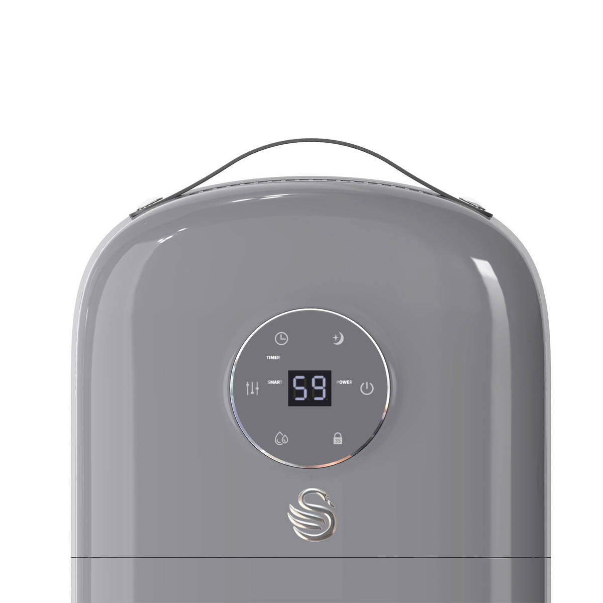Swan Smart Dehumidifier 1.5L Grey SH16501 Refrigeration LED Digital Timer - Image 9