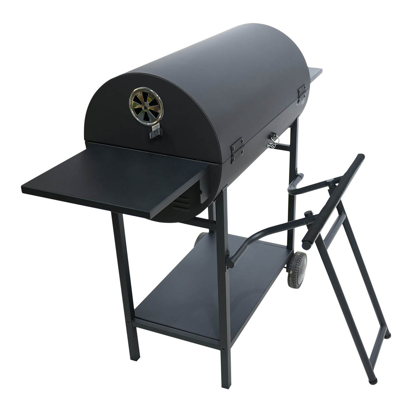 Stockton Black Barrel double grill Charcoal BBQ - Image 7