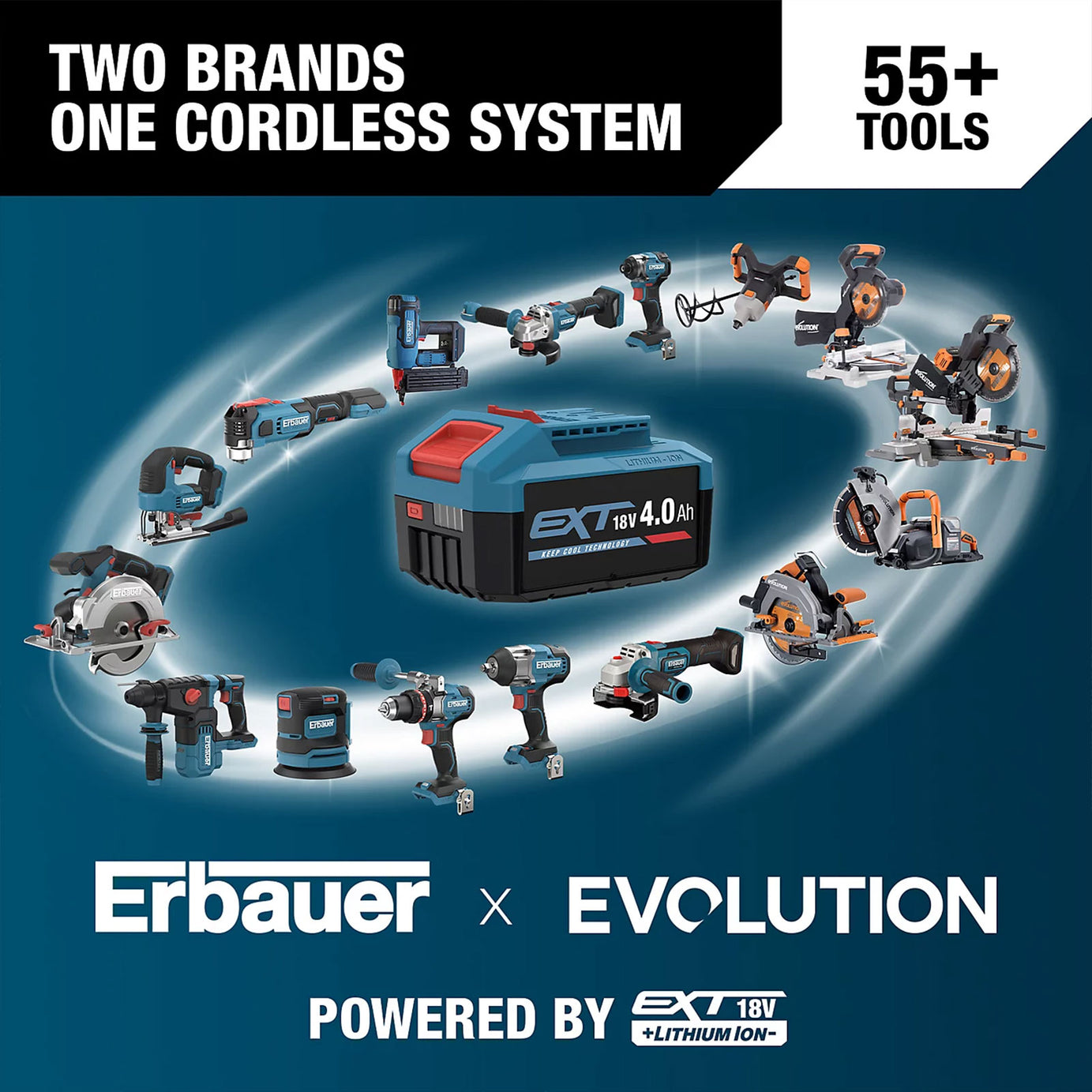 Erbauer Elite EXT 18V Brushless 125mm Angle Grinder Bare Tool ERI1084GRD - Image 8