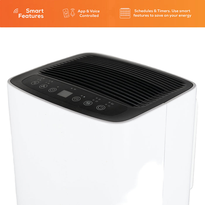 Smart Dehumidifier 2L White Hepa For Moisture Mould Extraction 3 Modes 185W - Image 7