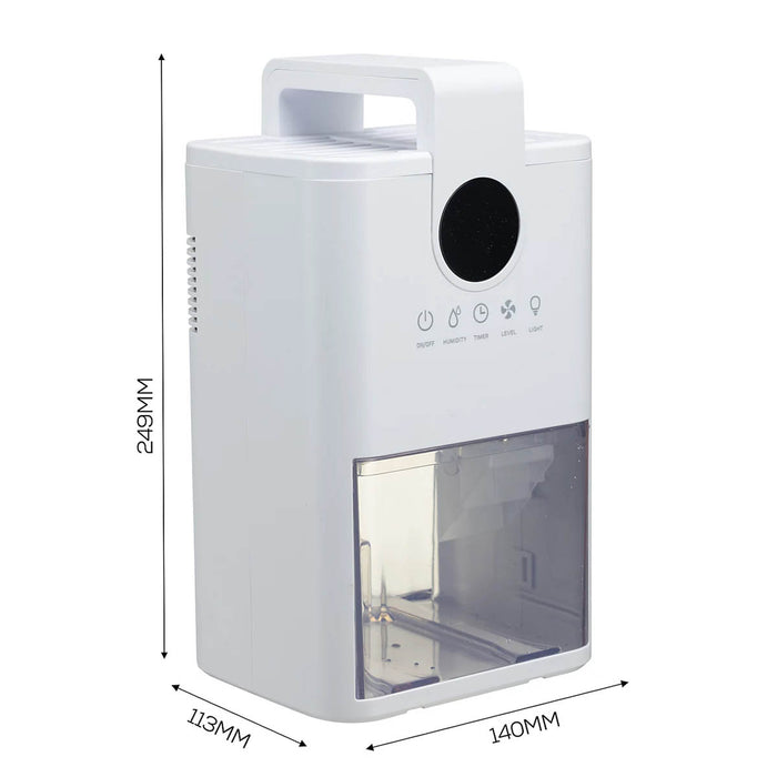 TCP Dehumidifier Mini White TCPWHDEHUM40001 Quiet Lightweight Portable 0.25L - Image 3