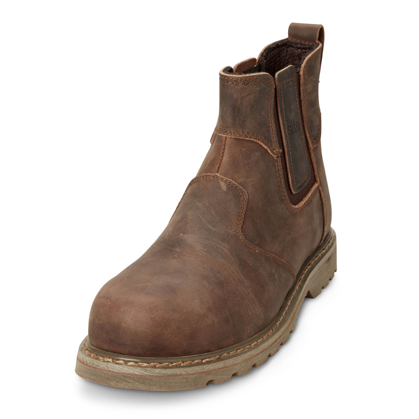 Site Mudguard Dark brown Dealer boots, Size 10 - Image 1
