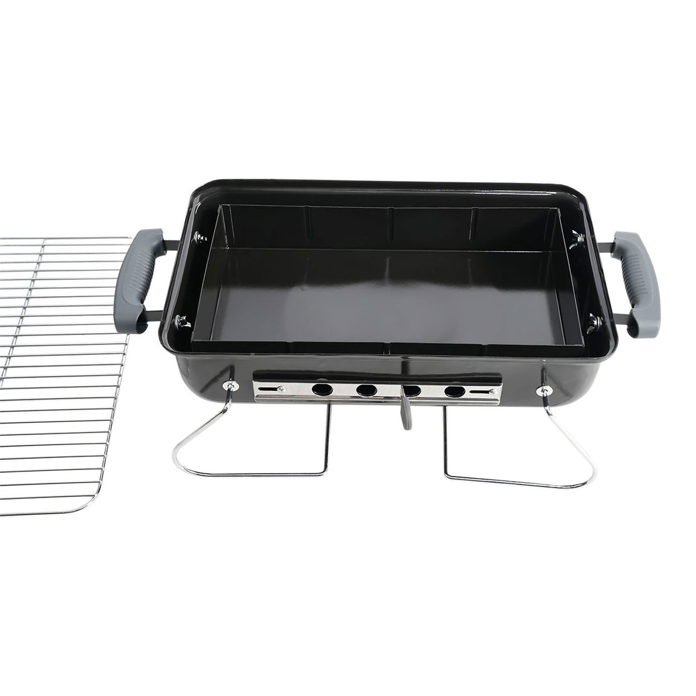 Habano Black Portable Charcoal BBQ Folding Garden Picnic Grill - Image 3