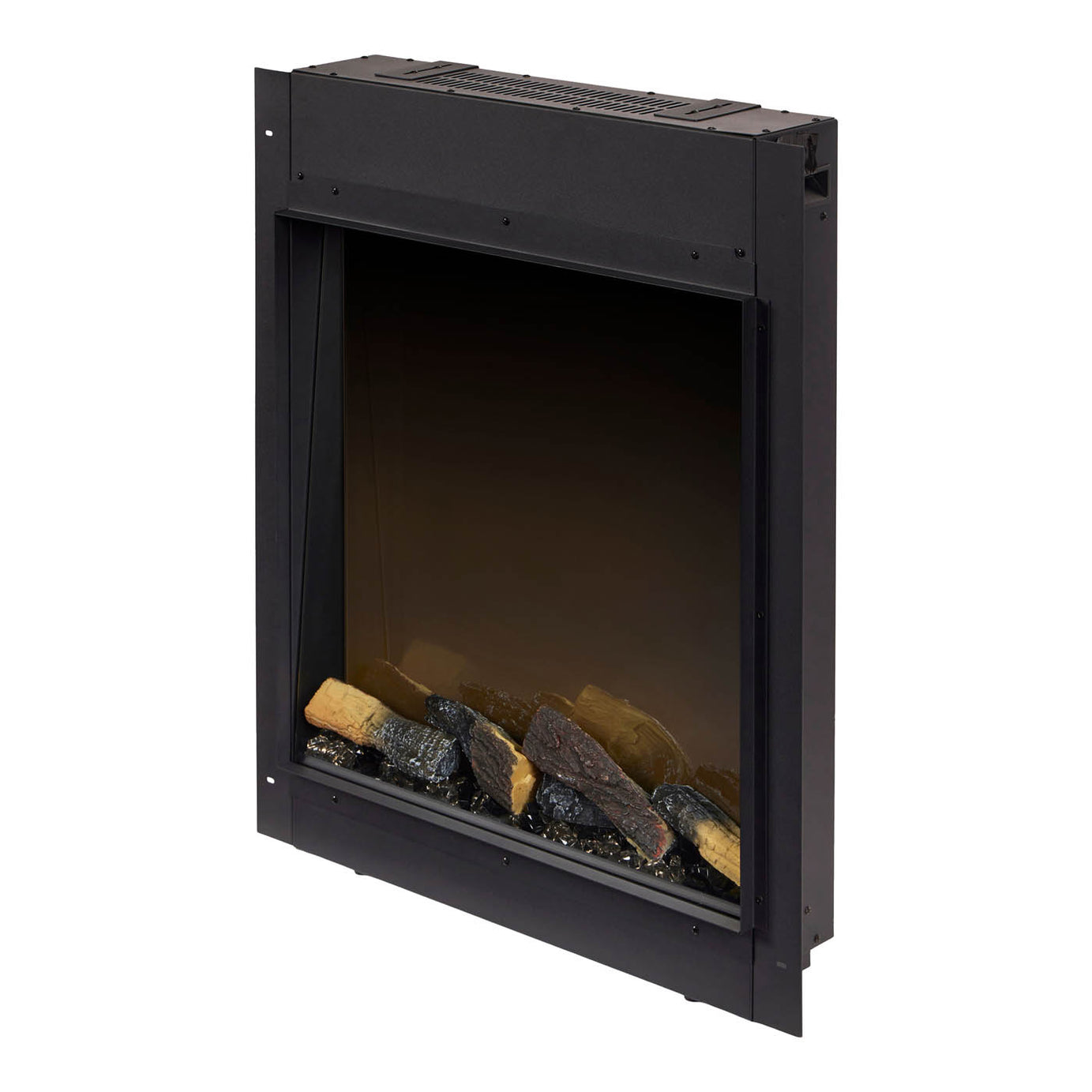 Focal Point Electric Fire 2kW Black Wall Mounted (H)77.7cm (W)66.3cm (D)12.7cm - Image 1