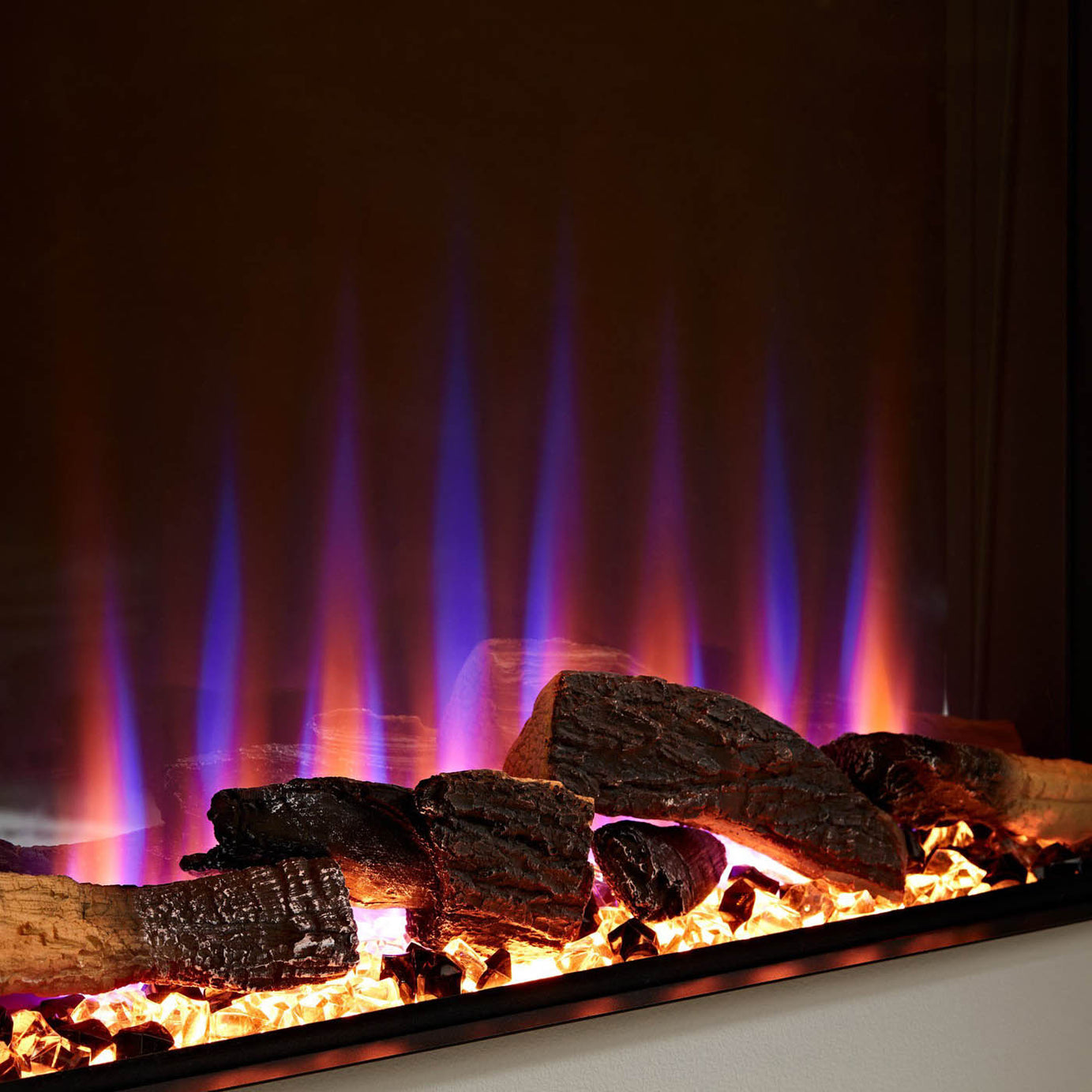 Focal Point Electric Fire 2kW Black Wall Mounted (H)77.7cm (W)66.3cm (D)12.7cm - Image 6