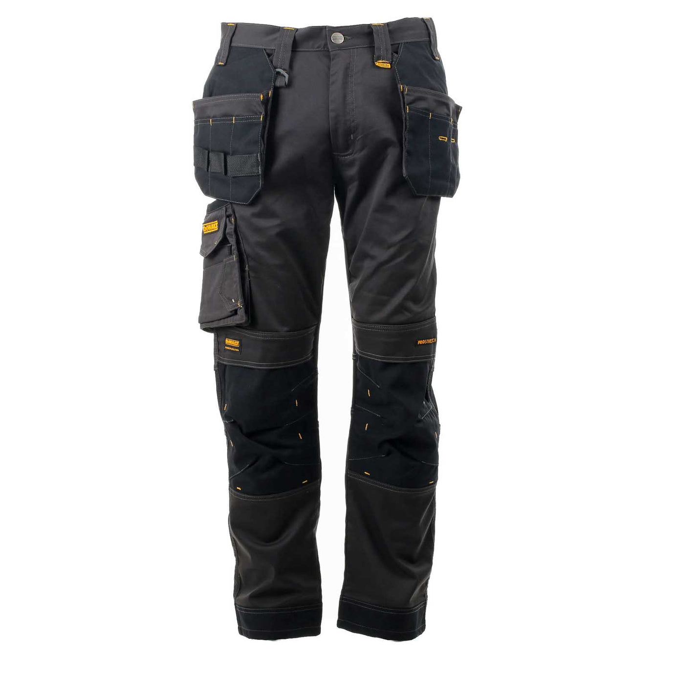 DeWalt Chester Black & grey Men's Holster pocket trousers, W40" L29" - Image 1