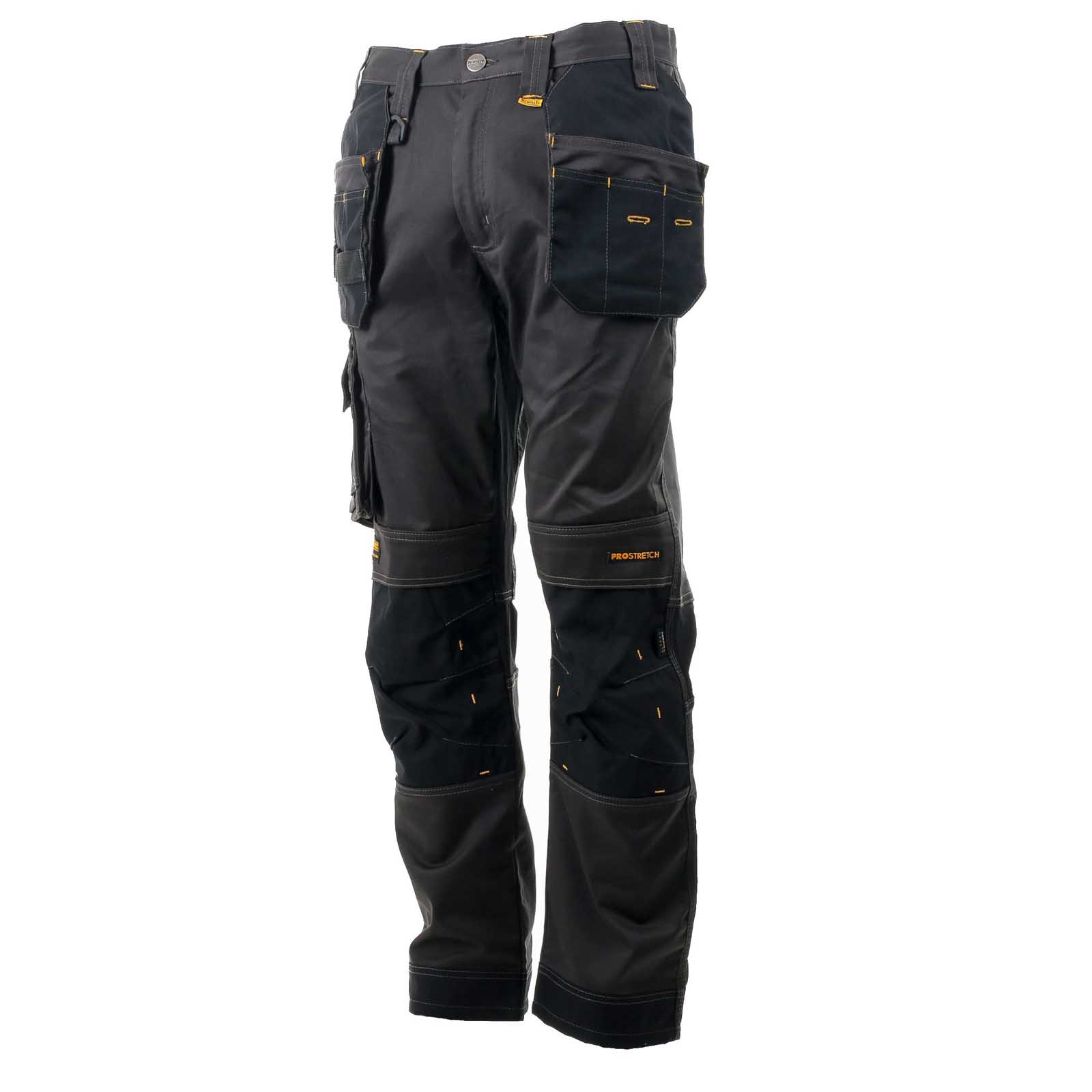 DeWalt Chester Black & grey Men's Holster pocket trousers, W40" L29" - Image 3