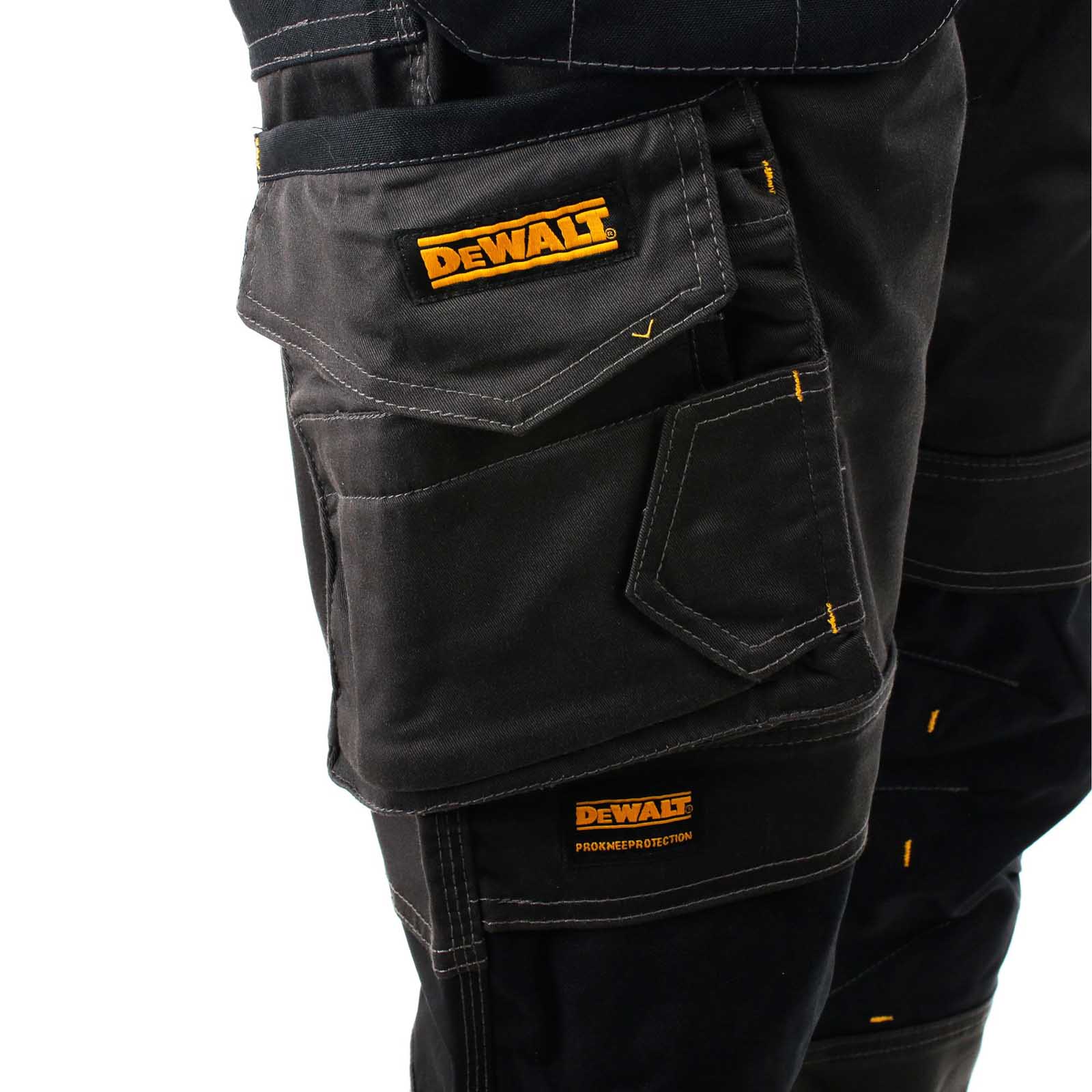 DeWalt Chester Black & grey Men's Holster pocket trousers, W40" L29" - Image 8