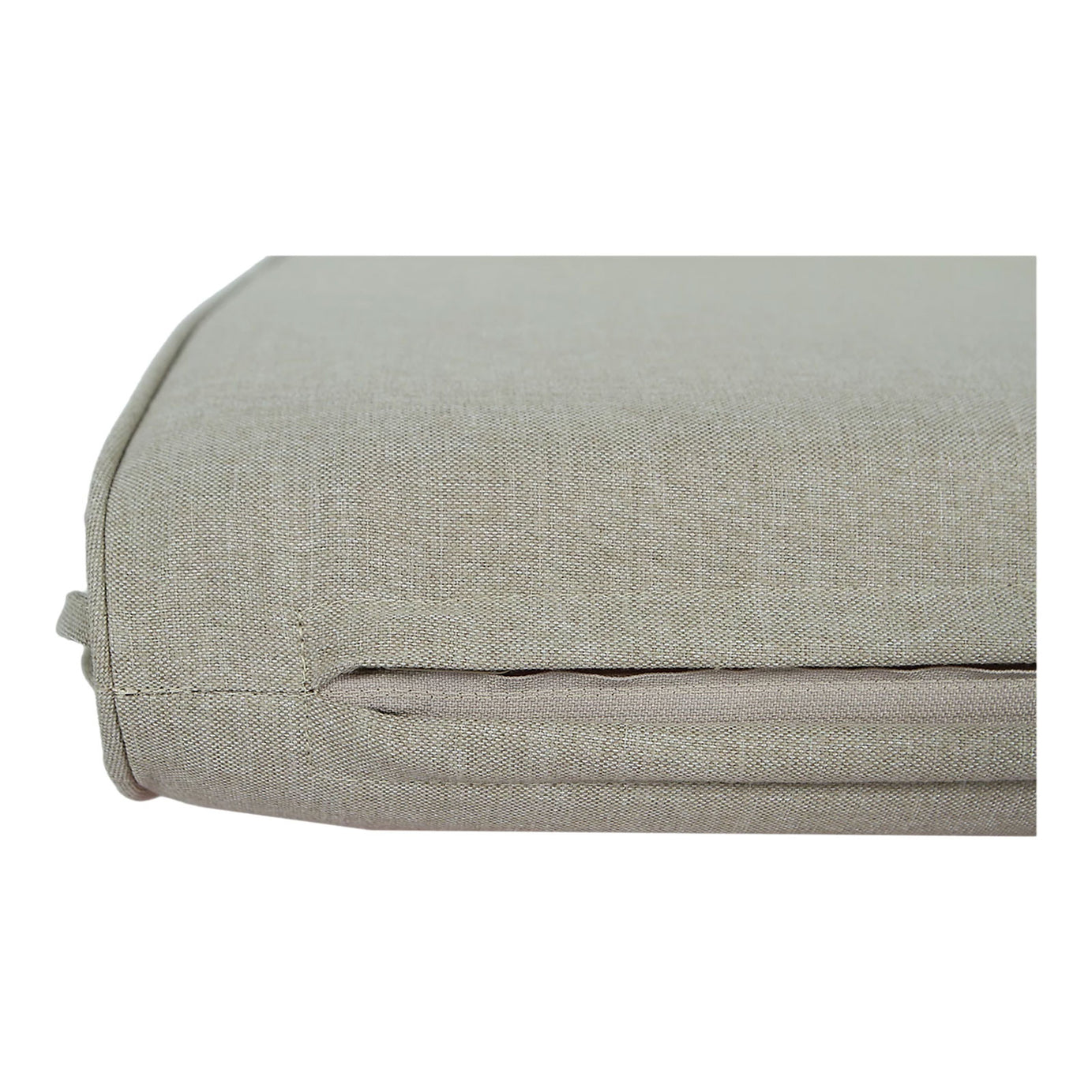 GoodHome Tiga Sunlounger Cushion Sand Outdoor Garden Recliner Pad 197cm - Image 4