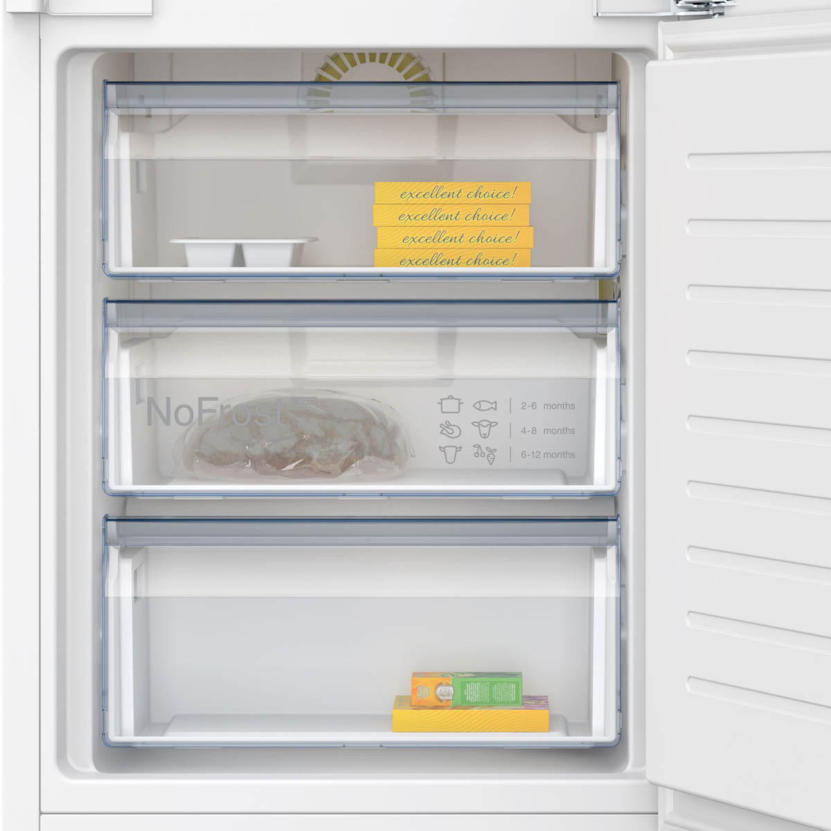 NEFF Fridge freezer Integrated KI7962FD0 70:30 White Traditional Frost free - Image 4