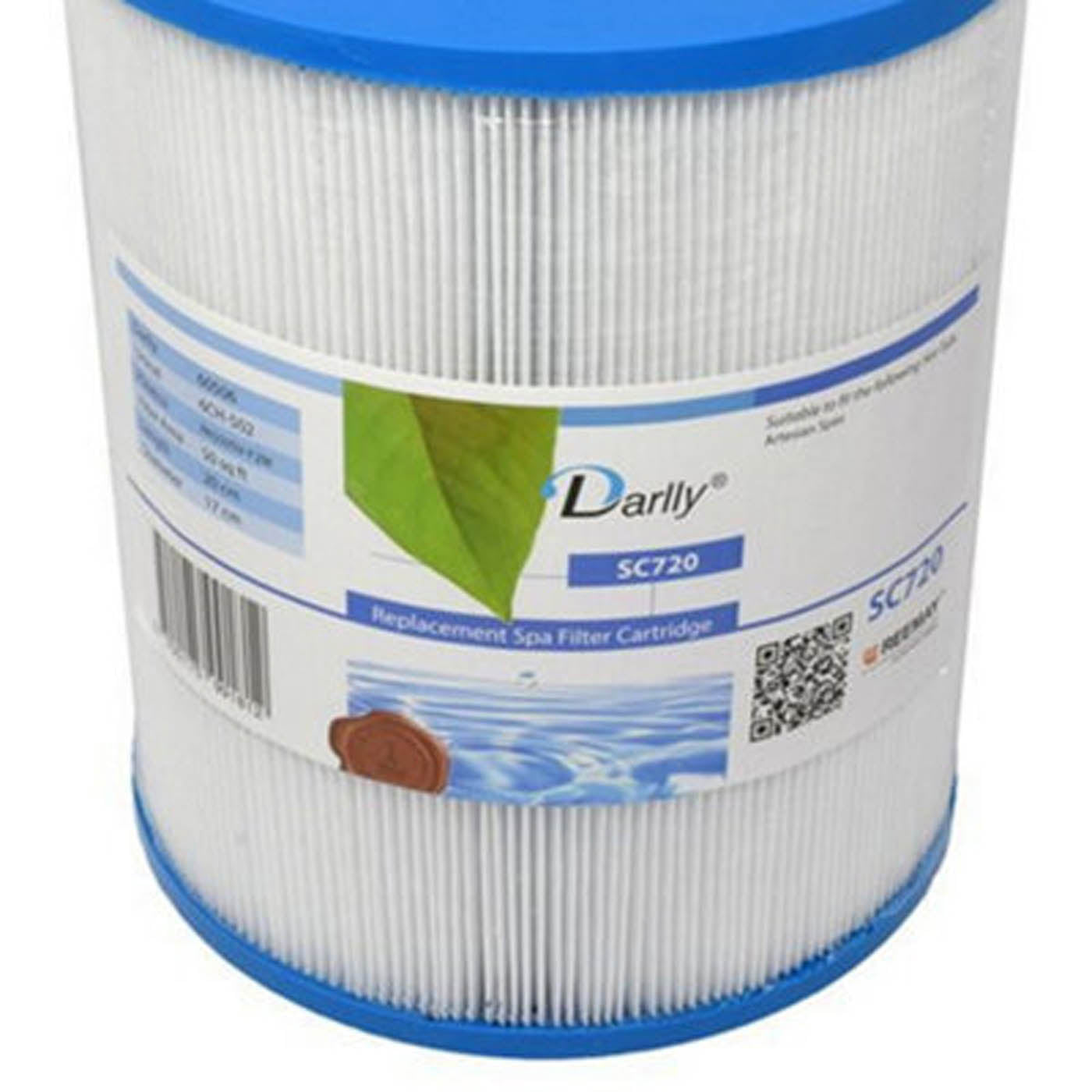 Darlly Spa Filter Cartridge Replacement SC720 Hot Tub PAS50SVF2M 6CH502 60506 - Image 2