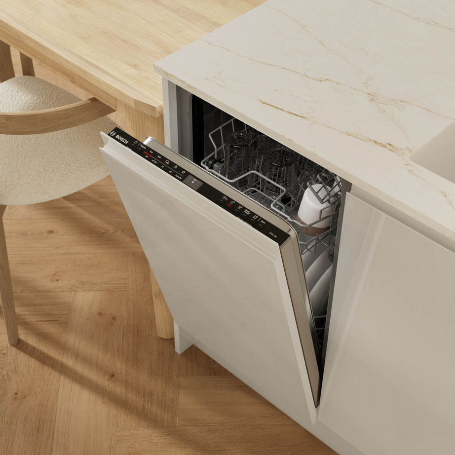 Bosch Integrated Slimline Dishwasher SPV2HKX42G White - Image 2