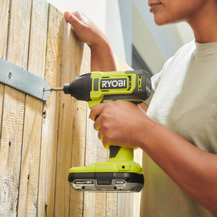 Ryobi Impact Driver RID18-0 18V Cordless Variable speed LED Work Light Body Only - Image 2