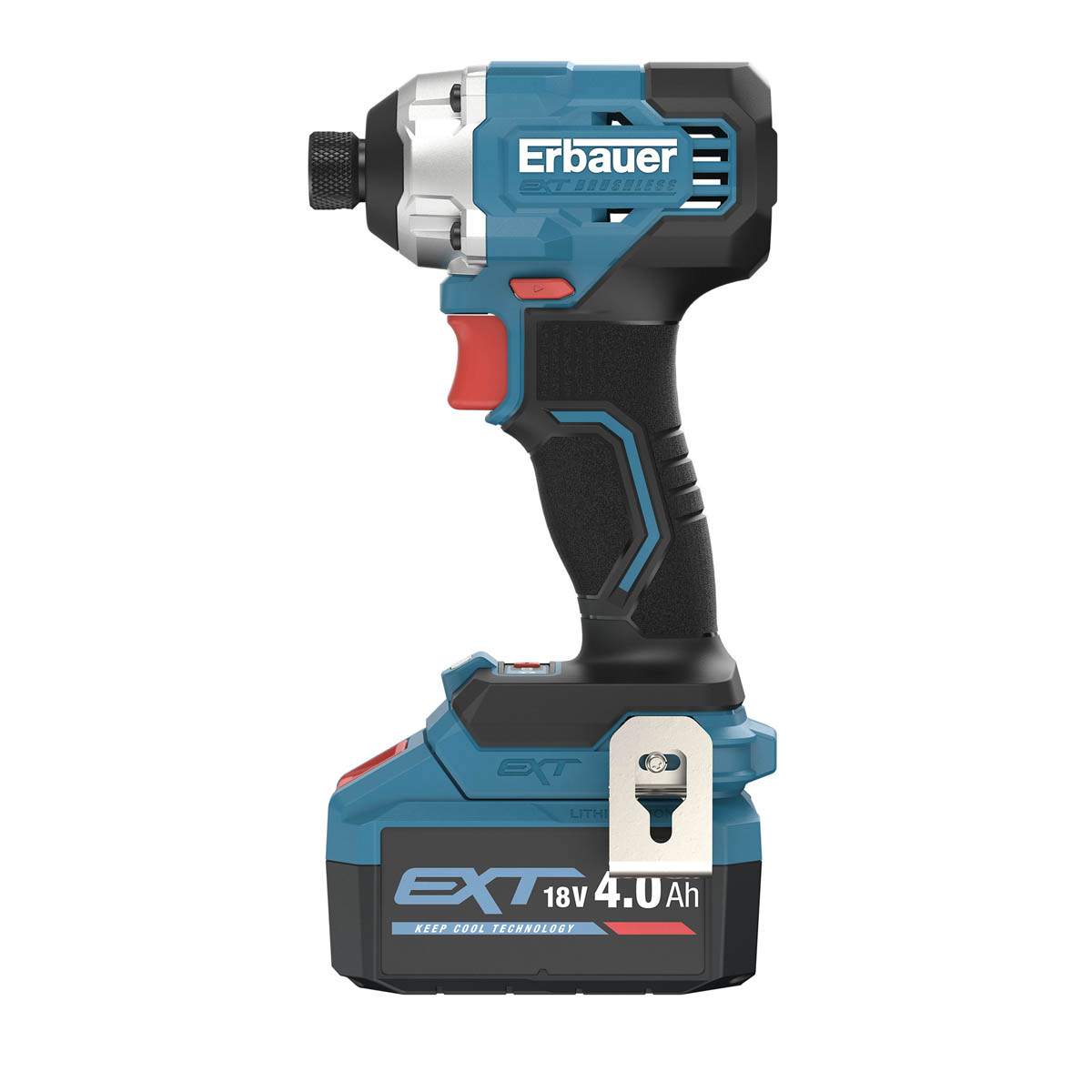 Erbauer Impact Driver Cordless ERI1093IPD Brushless 18V 1 x 4Ah Li-ion EXT - Image 2