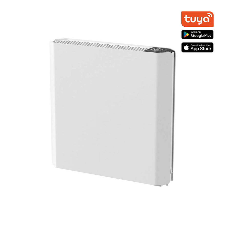 Panel Heater Electric Smart LCD Display 1000W White Programmable 60cm x 60cm - Image 1