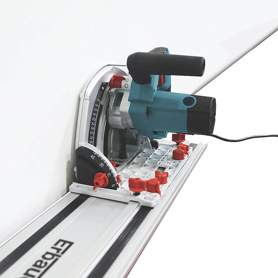 Erbauer Plunge Saw Electric ERB1066PLG 185mm 6 Speeds 2 Rails 5000 RPM 240V - Image 2