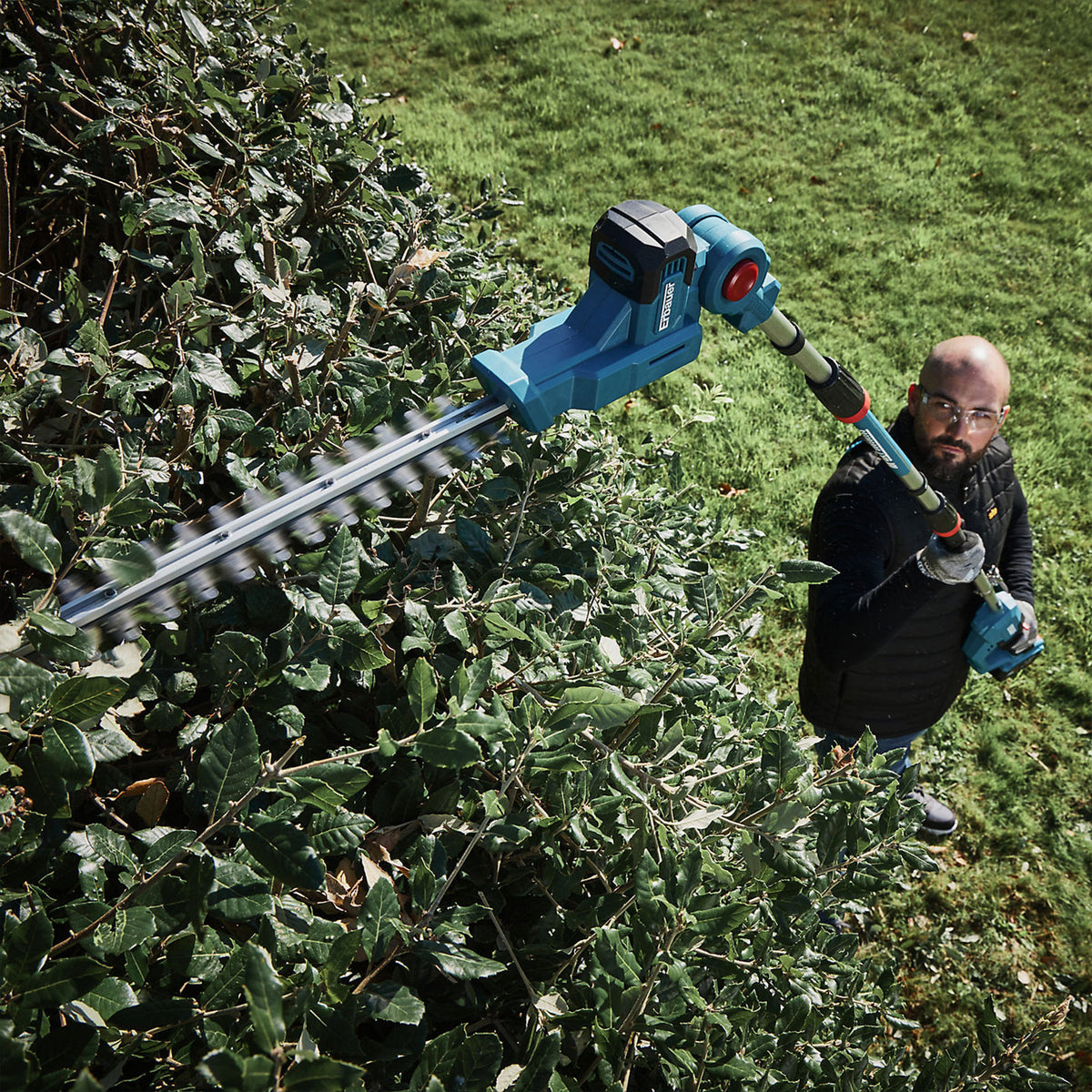 Erbauer ERI1024GHT 18V Cordless Hedge Trimmer 550mm Bare Tool - Image 8