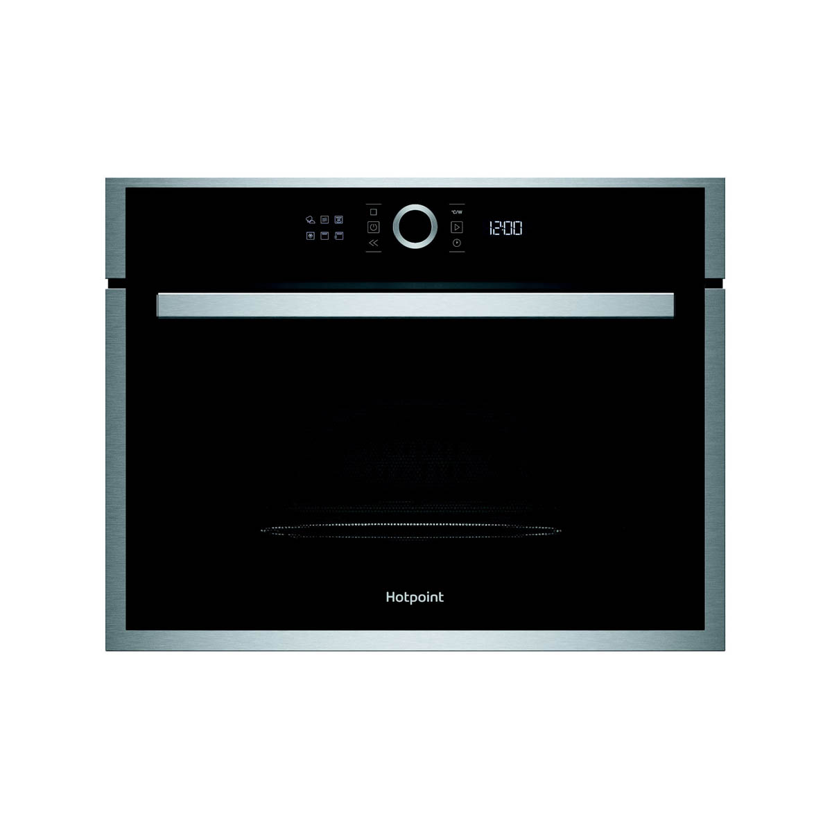 Hotpoint Built-in Microwave Grill 40L Class 4 HMW47HMXUK Stainless Steel Finish - Image 1