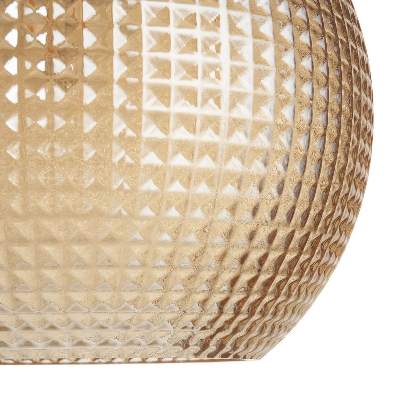 Harbour Studio Ceiling Light Shade Hemsby Champagne Textured Round (D)25cm - Image 6