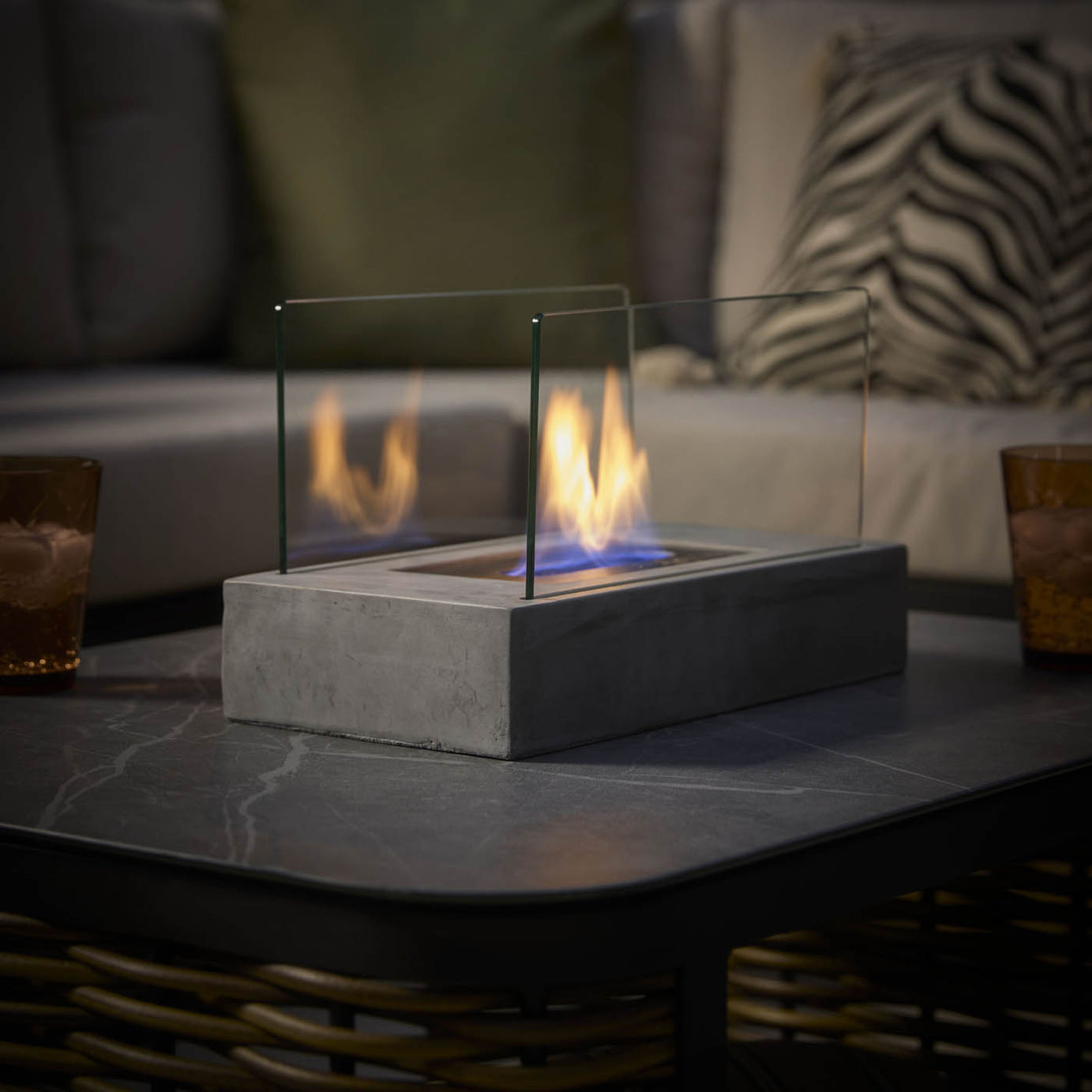 La Hacienda Table top fire Olivia - Image 1