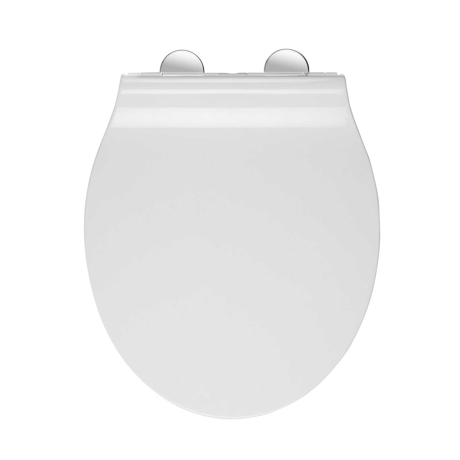 Croydex Flexi Fix Orta White Standard Slim Soft close Toilet seat - Image 3
