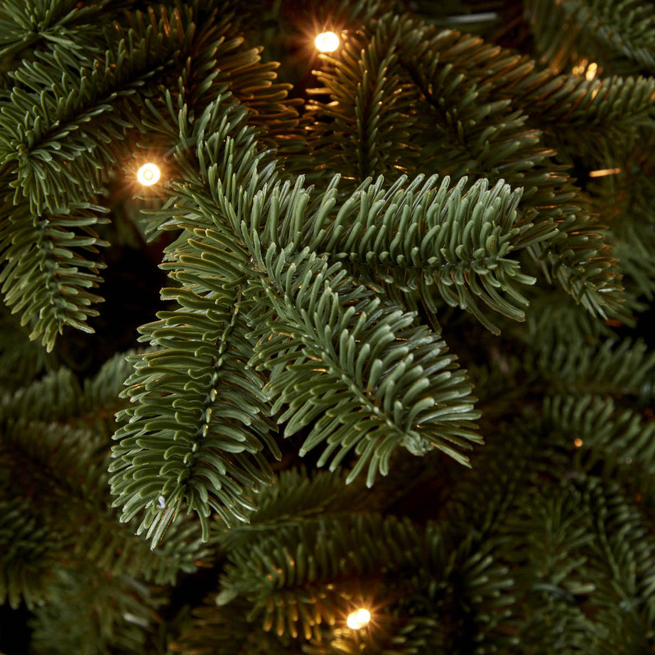 Christmas Tree 7ft Green LED Pre Lit Artificial Warm White Full Nordmann Indoor - Image 9