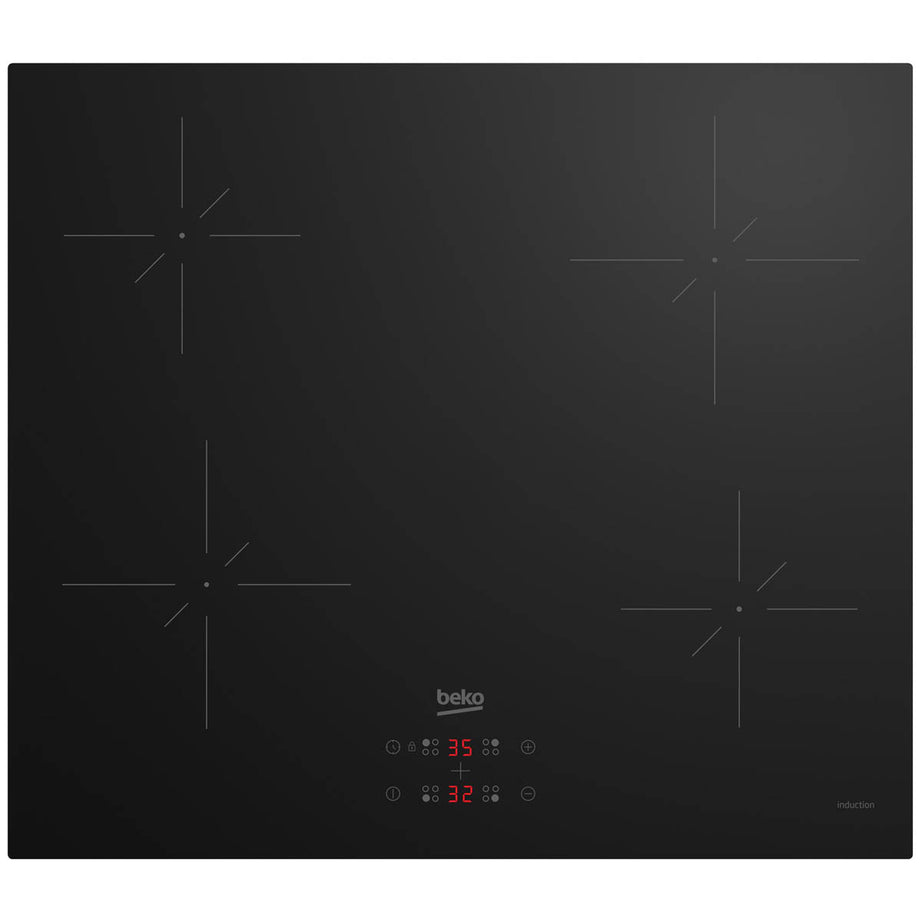 Beko Induction Hob BlackHII164401QT 59cm With Touch Controls - Image 1
