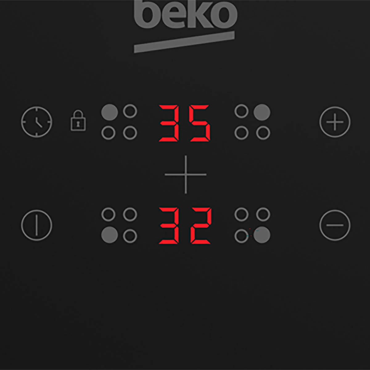 Beko Induction Hob BlackHII164401QT 59cm With Touch Controls - Image 5