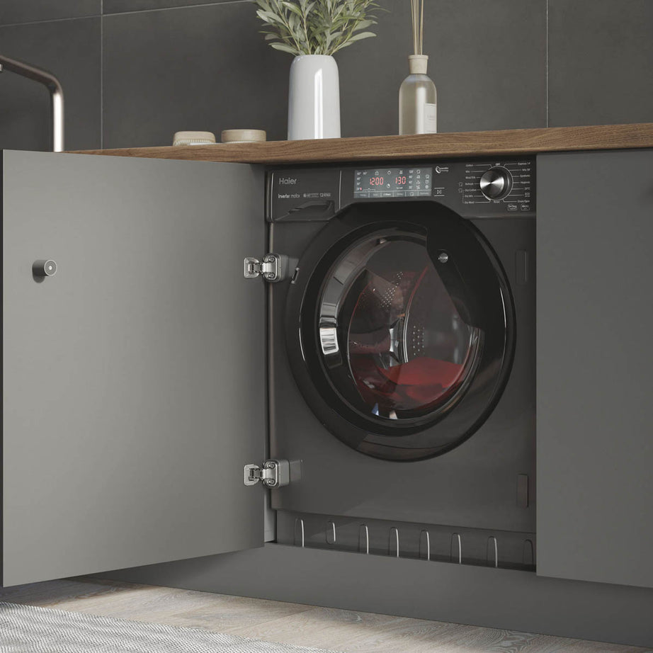 Haier Washer Dryer Built-in Condenser HWDQ90B416FWBRUK 9kg/5kg Grey 1600 rpm - Image 5