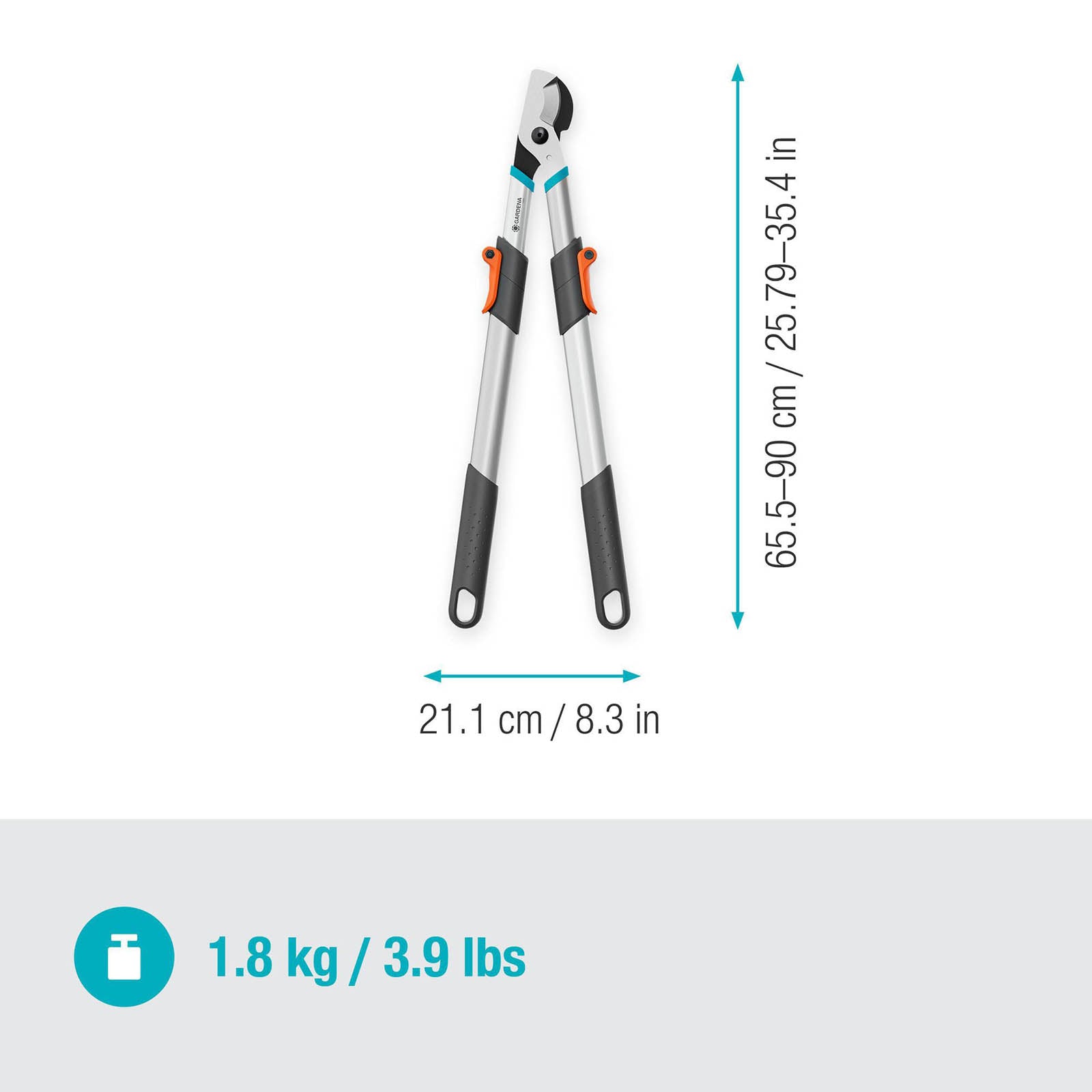 Gardena Steel Ergonomic Loppers - Image 3