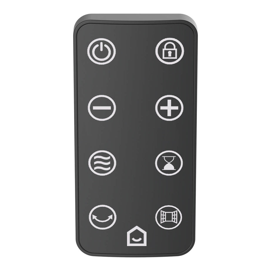 Fan Heater 2500W Black Oscillating Portable Tower 2 Heat Setting Timer Indoor - Image 5