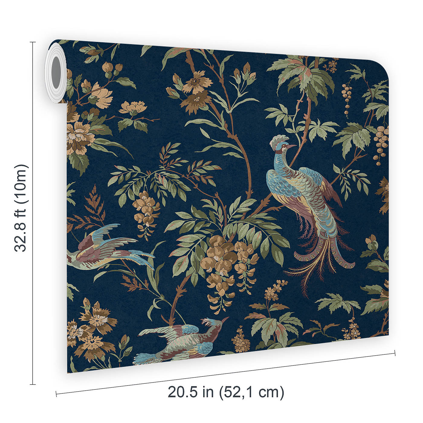 Laura Ashley Midnight Bird Classic Smooth Wallpaper - Image 4
