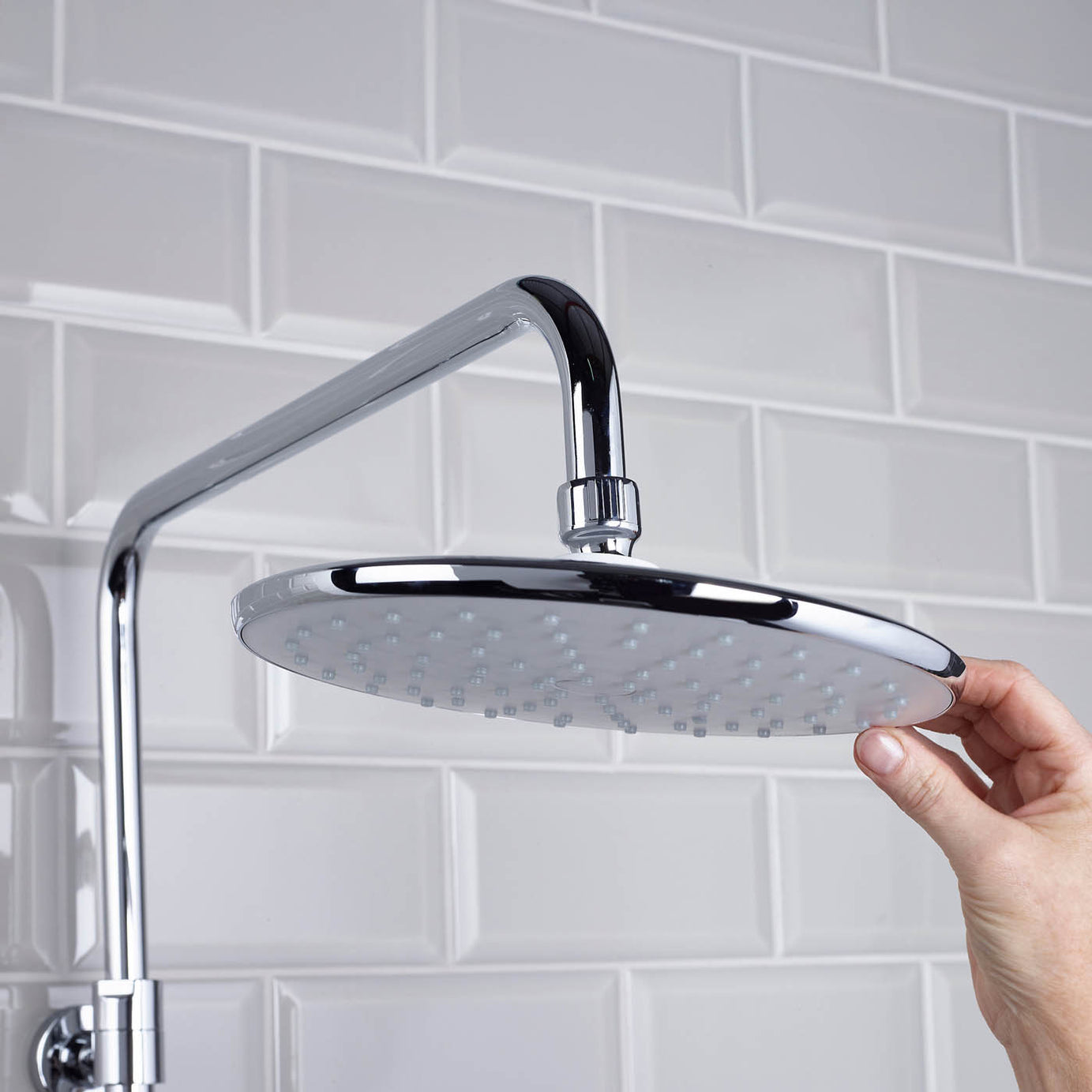 Bristan Buzz Chrome effect Rear fed Thermostatic Mixer Shower with 2 heads - Image 5