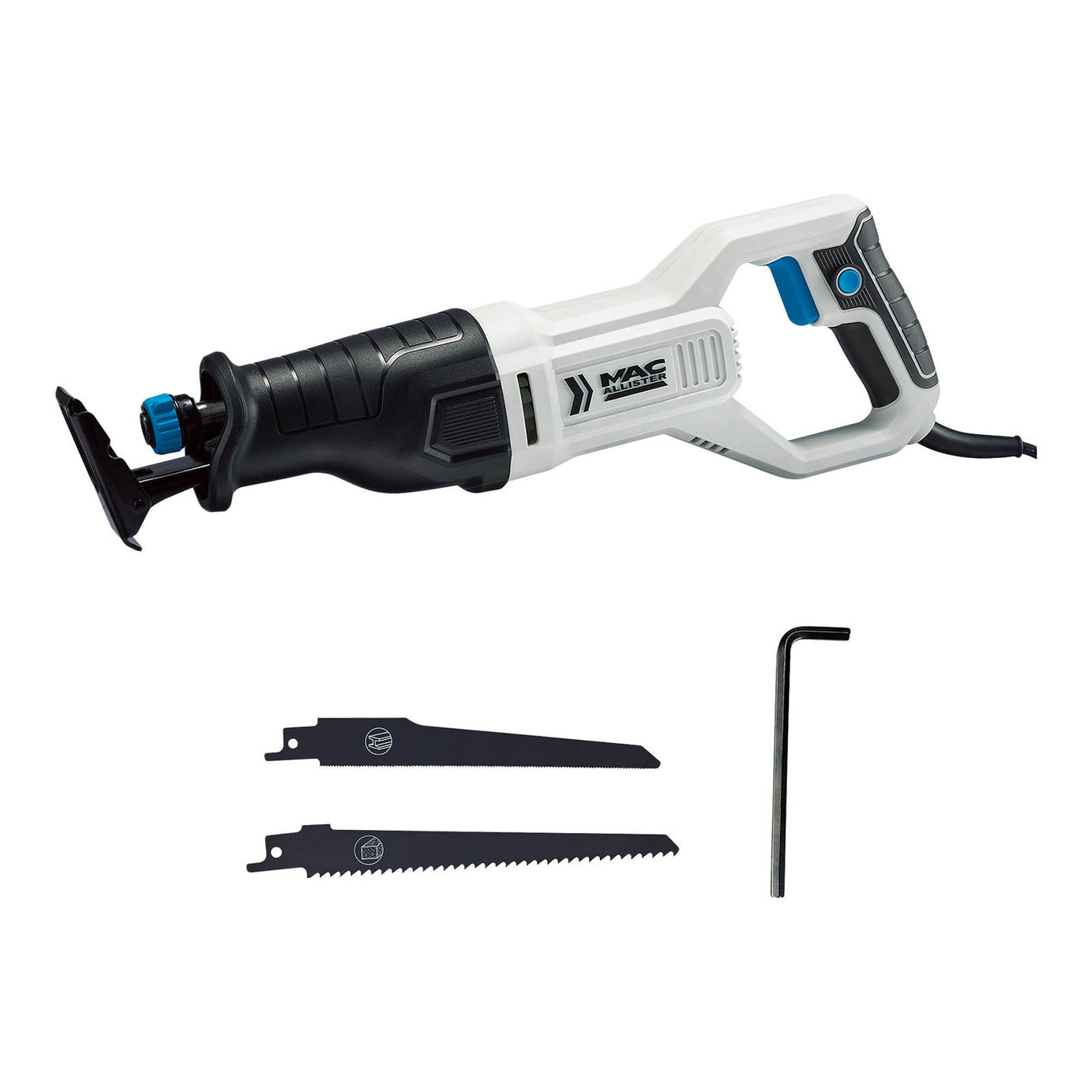 Mac Allister Reciprocating Saw Electric MCB1334RSP Variable Speed Soft Grip 850W - Image 2