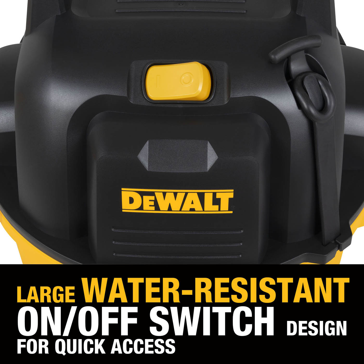 DeWalt Wet Dry Vacuum Industrial DXV20PF Yellow Compact Nozzles Swivel 20L - Image 9