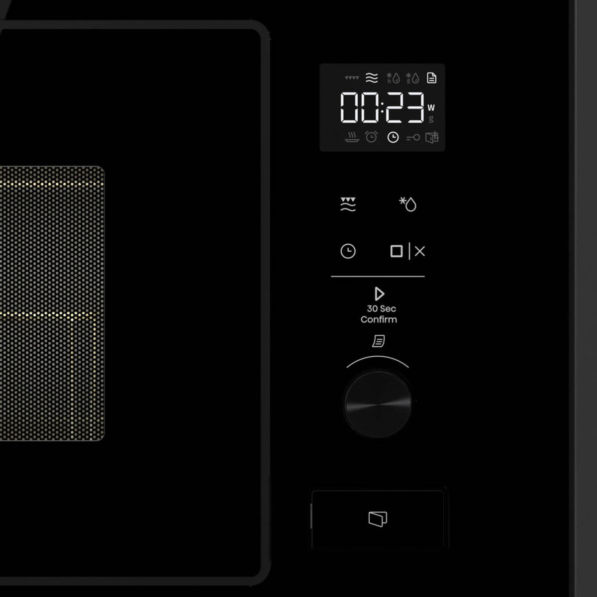 Hisense Built-in Microwave BIM320G52BGUK Mirrored Black Grill Function 20L - Image 6