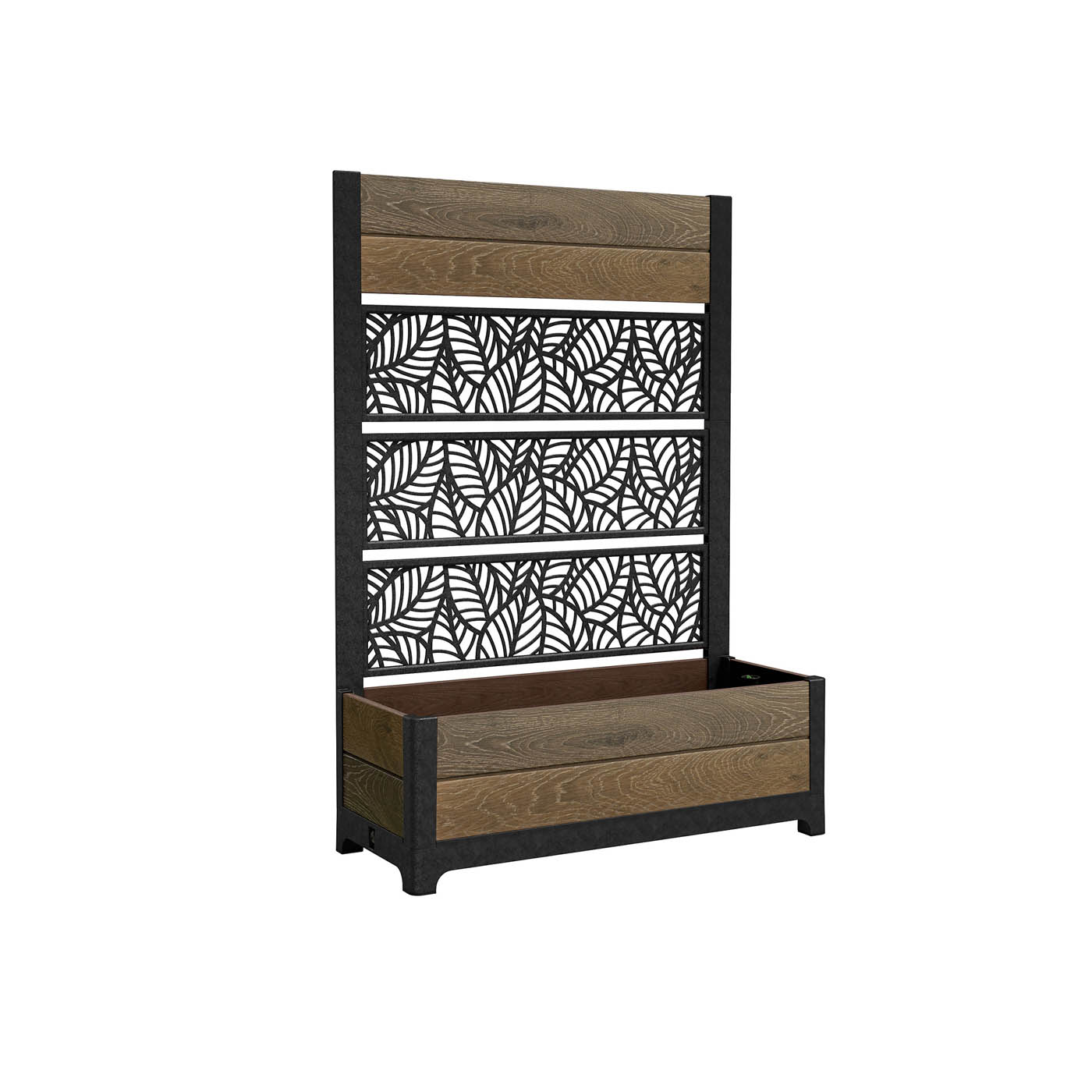 Keter Tulip Screen L-shaped Resin Planter 98L (W)44.4cm - Image 1