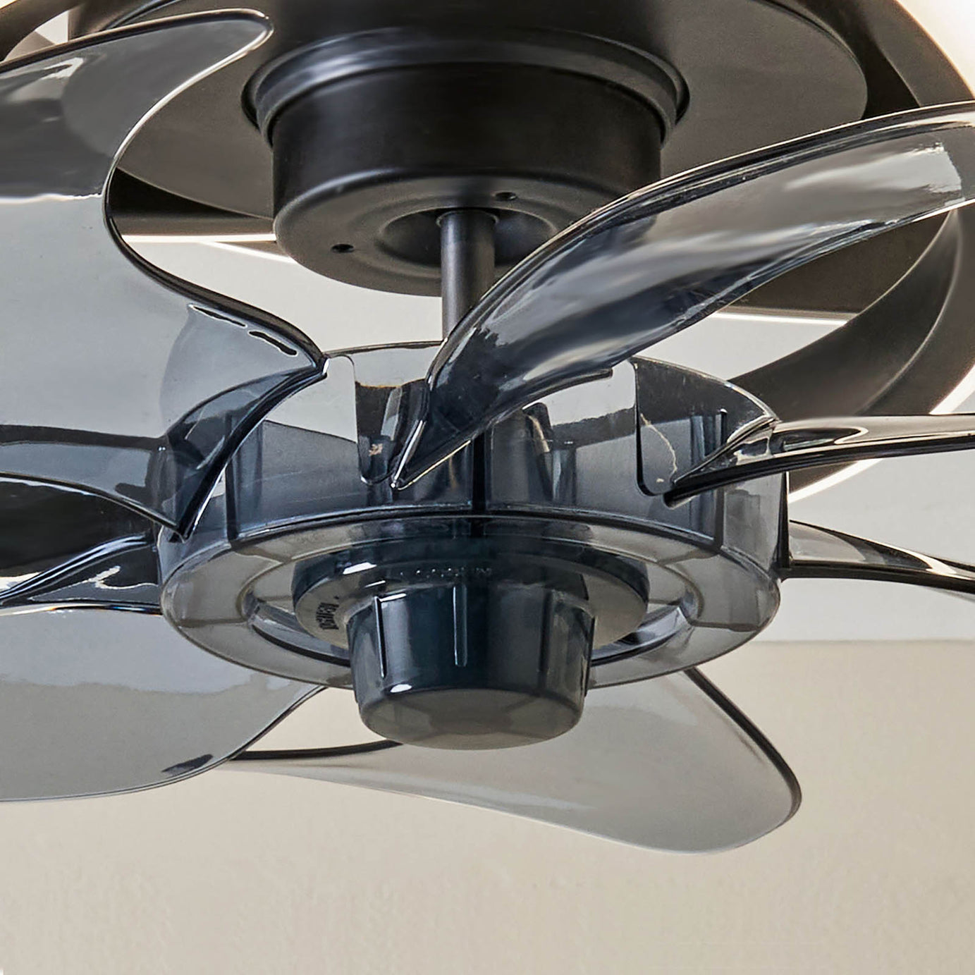 BHS LED Ceiling Fan Light Modern Remote control Black Warm White to Cool White - Image 5