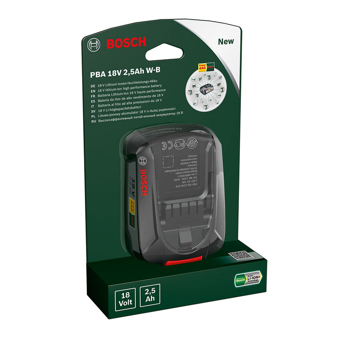 Bosch Garden Tool Battery 2.5Ah 18V Li-ion Cordless Long Run Life Quick Charge - Image 4