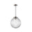 Ceiling Light Pendant Dome Glass Satin Silver Finish Indoor E27 Adjustable - Image 3