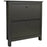 Shoe Storage Organiser Cabinet 8 Pair 2 Drawer Tipover Restraint Compact Black - Image 1