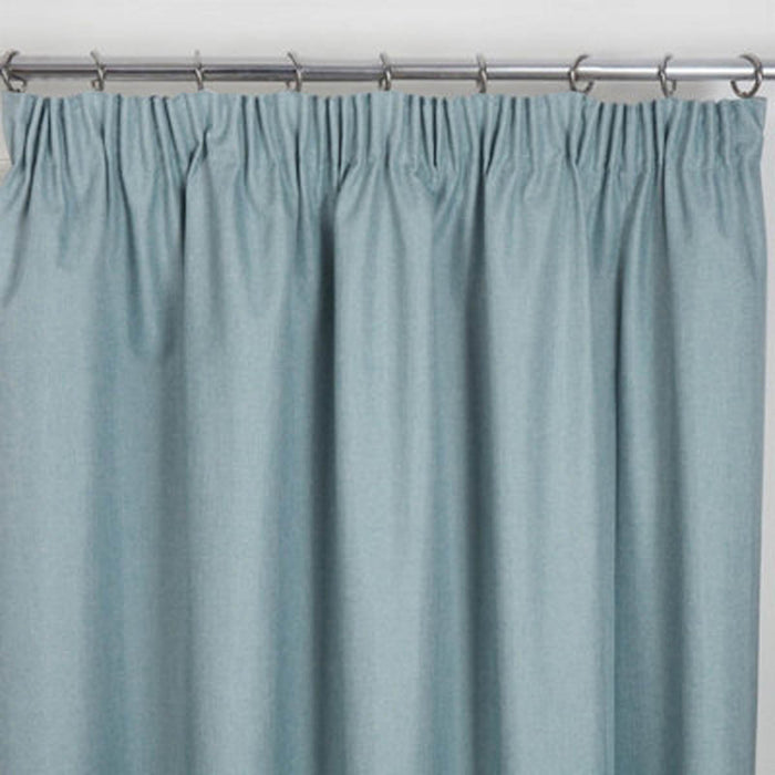Curtains Pencil Pleat Blackout Blue Window Home Living Room Bedroom 90x72" - Image 2
